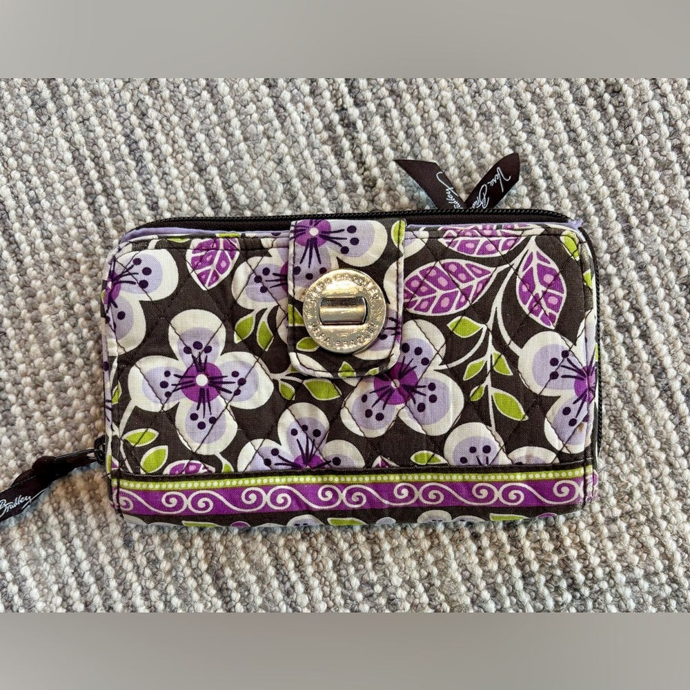 Vera Bradley Latching Floral Wallet
